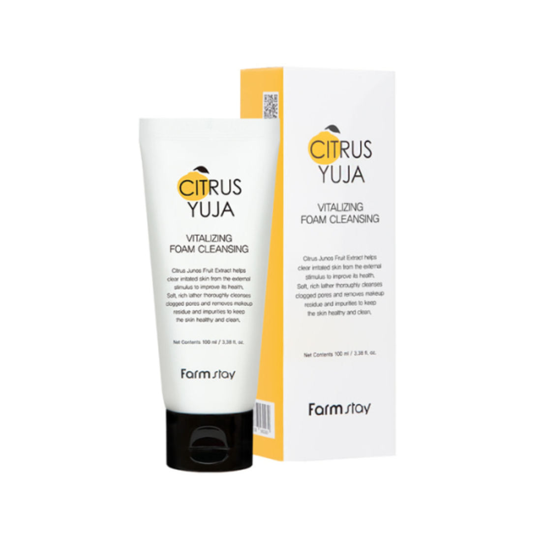 FARMSTAY Citrus Yuja Vitalizing Foam Cleanser 100ml