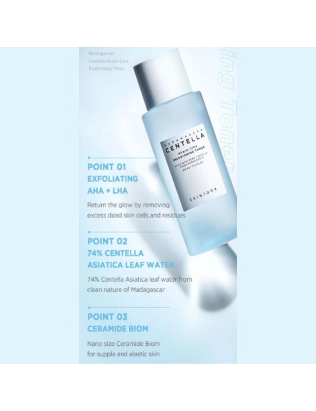Skin 1004 Madagascar Centella Hyalu-Cica Brightening Toner 210ml