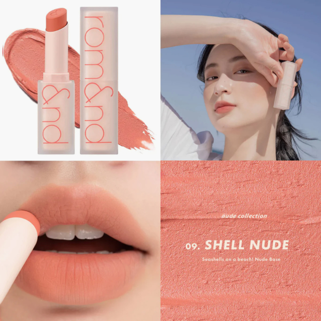 Rom&nd Zero Matte Lipstick 09 Shell Nude