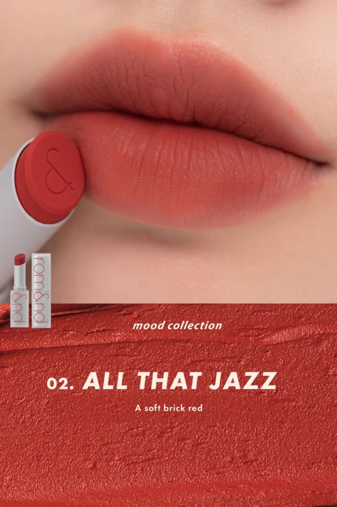 Rom&nd Zero Matte Lipstick 02 All That Jazz