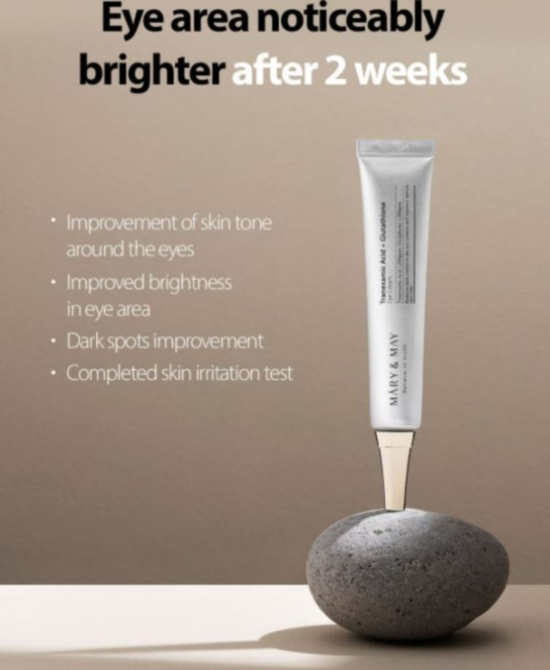 Mary and May Tranexamic Acid & Glutathione Eye Cream 12ml