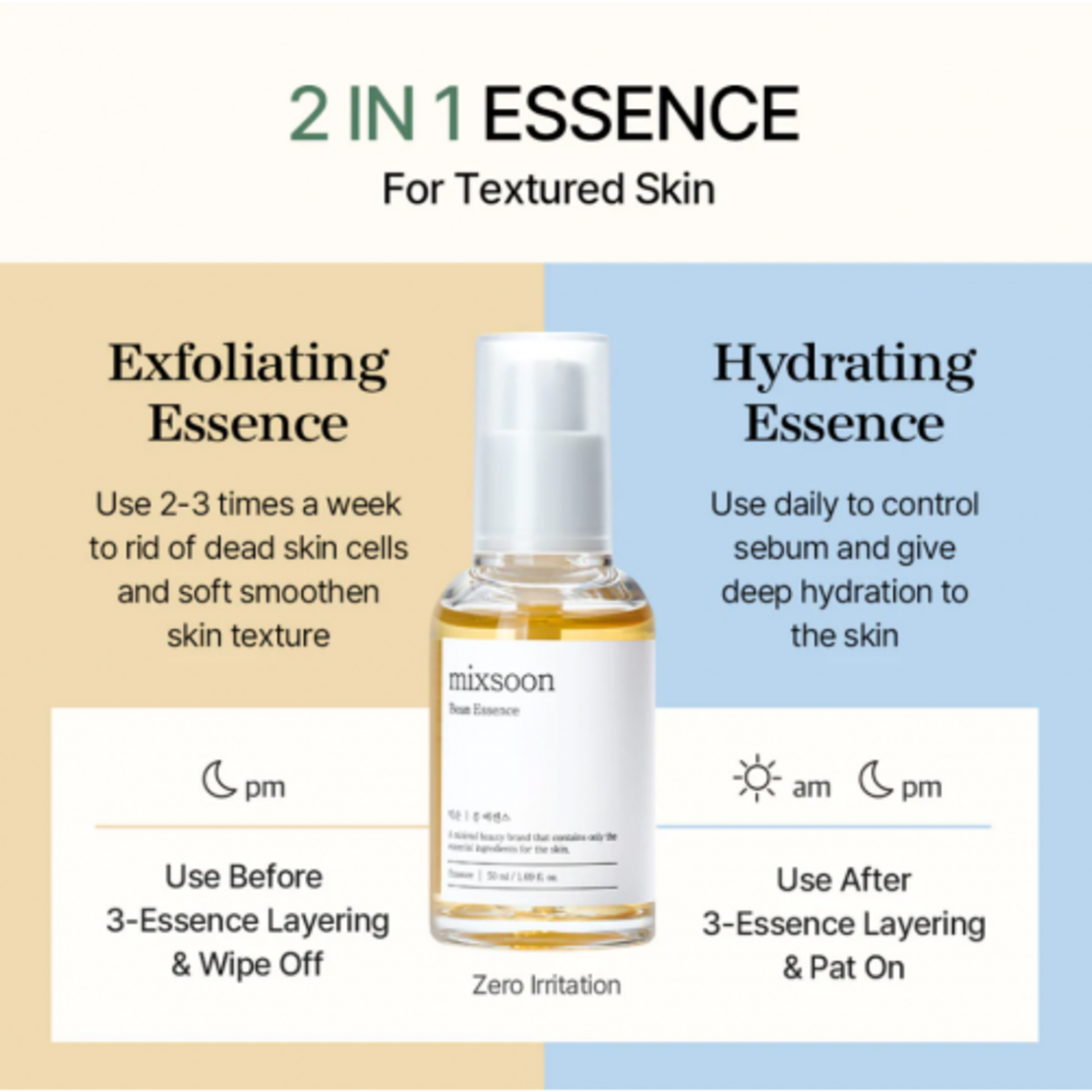 Mixsoon Bean Essence Serum with Soy Ferment 30ml