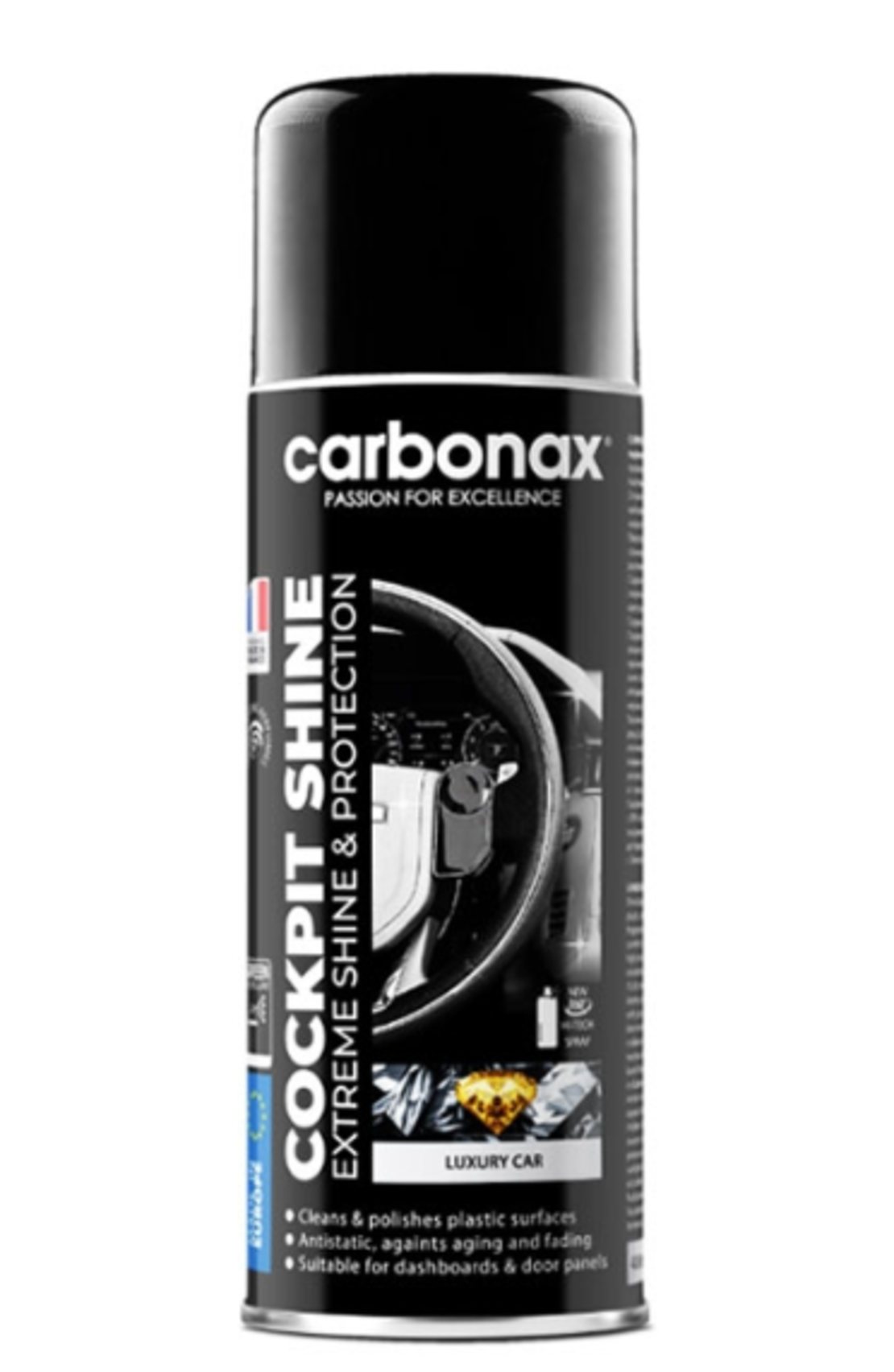 Спрей за полиране на табло Carbonax 400мл - Лукс