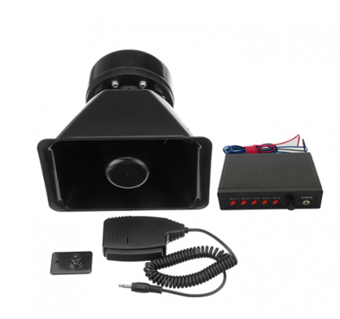 Сирена с микрофон 12V