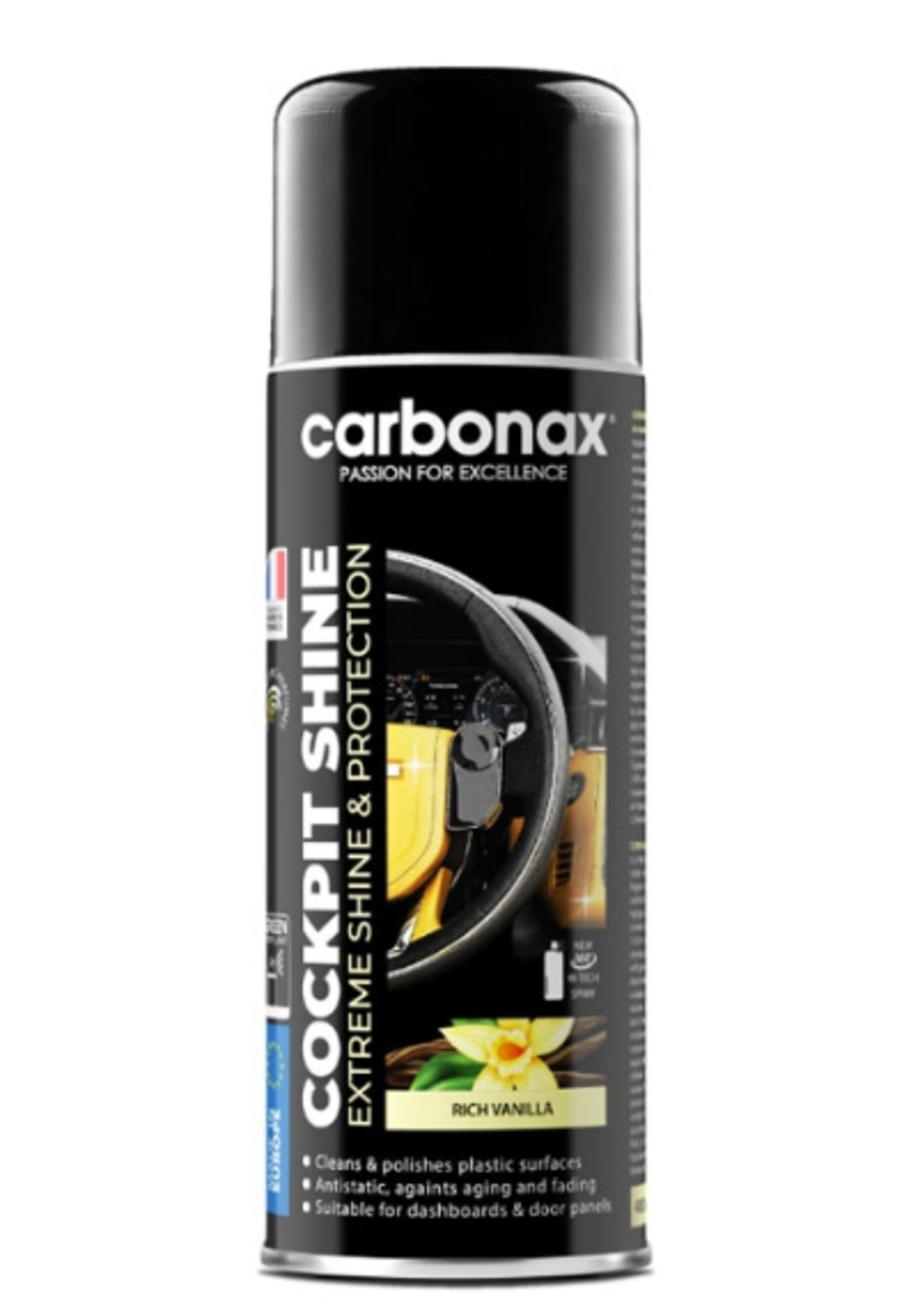 Спрей за полиране на табло Carbonax 400мл - Ванилия