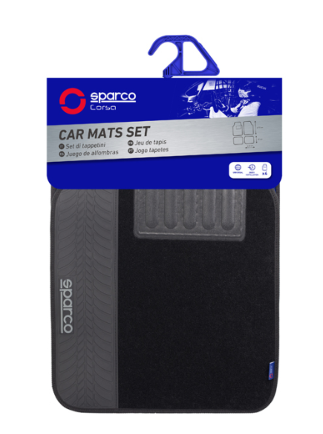 Универсални мокетни стелки Sparco