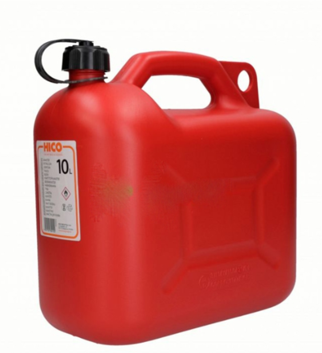 Пластмасова туба за гориво с накрайник - 10L