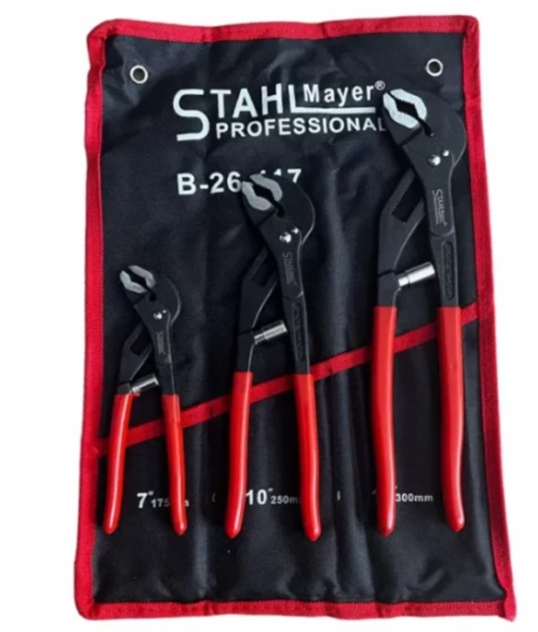 КОМПЛЕКТ АВТОМАТИЧНИ КЛЕЩИ ГАРГИ 3 ЧАСТИ 175, 250, 300 ММ STAHLMAYER