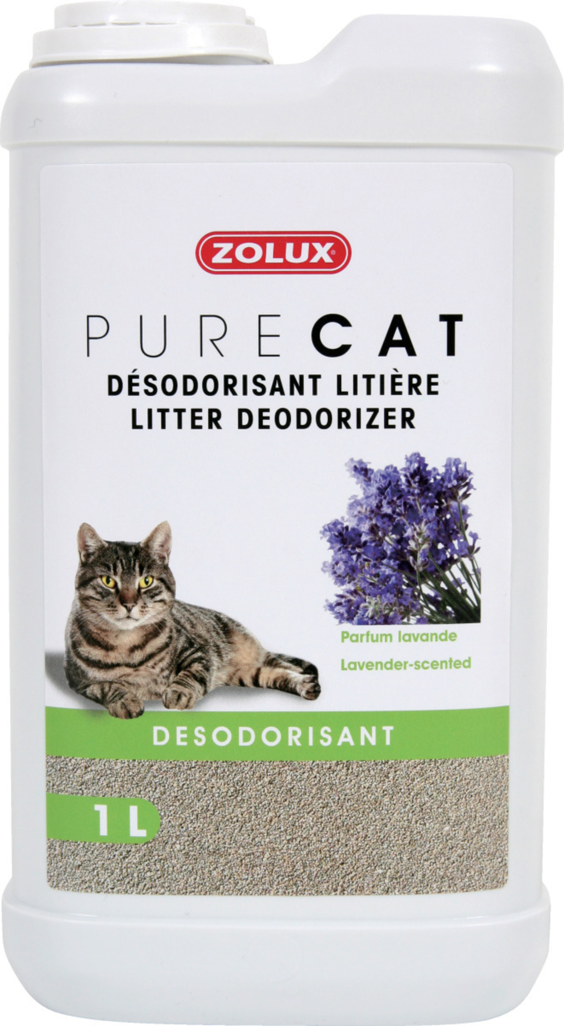 Ароматизатор за котешка тоалетна Zolux LAVENDER – с аромат на лавандула, 1л.
