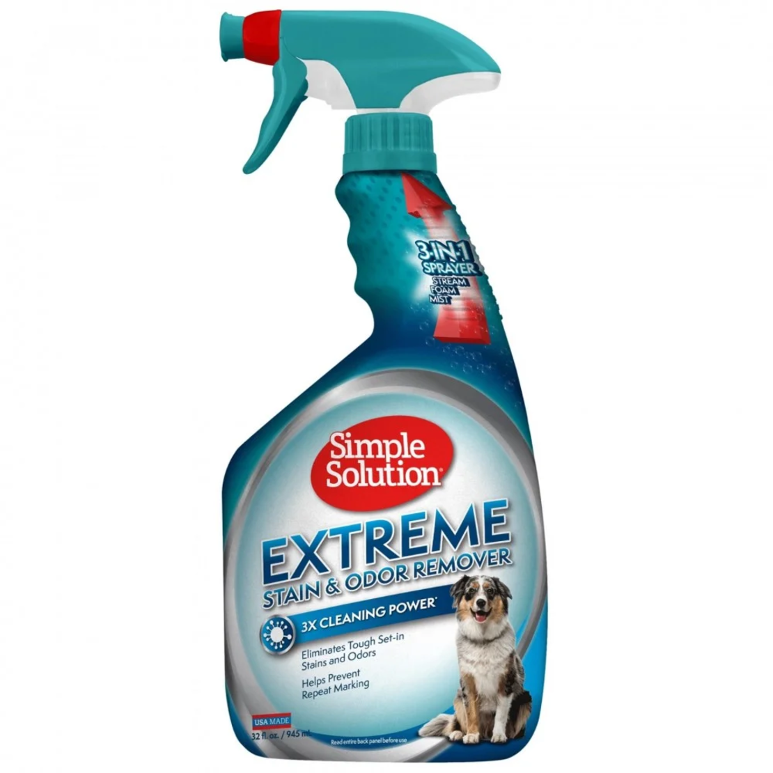 Simple Solution Extreme петна/миризми концетриран 945 мл куче