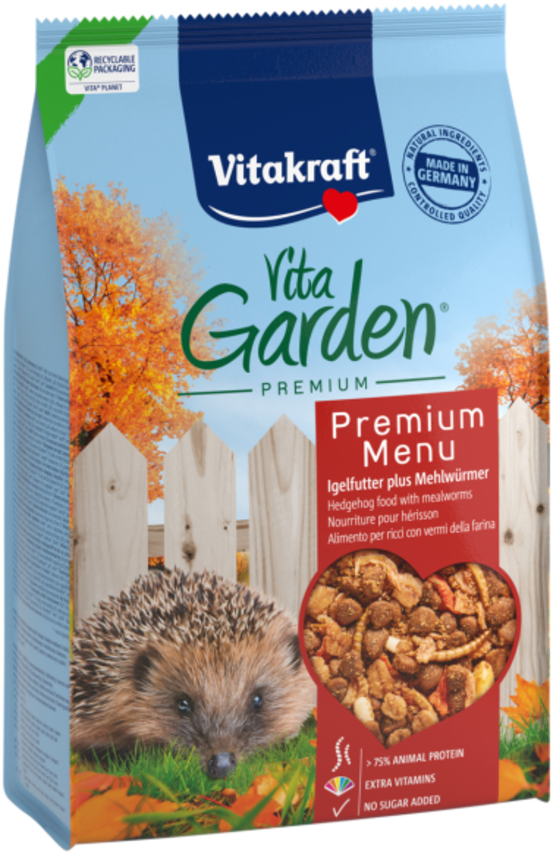 Vitakraft® Vita Garden Premium „ПРЕМИУМ МЕНЮ“ ЗА ТАРАЛЕЖ, 600 г