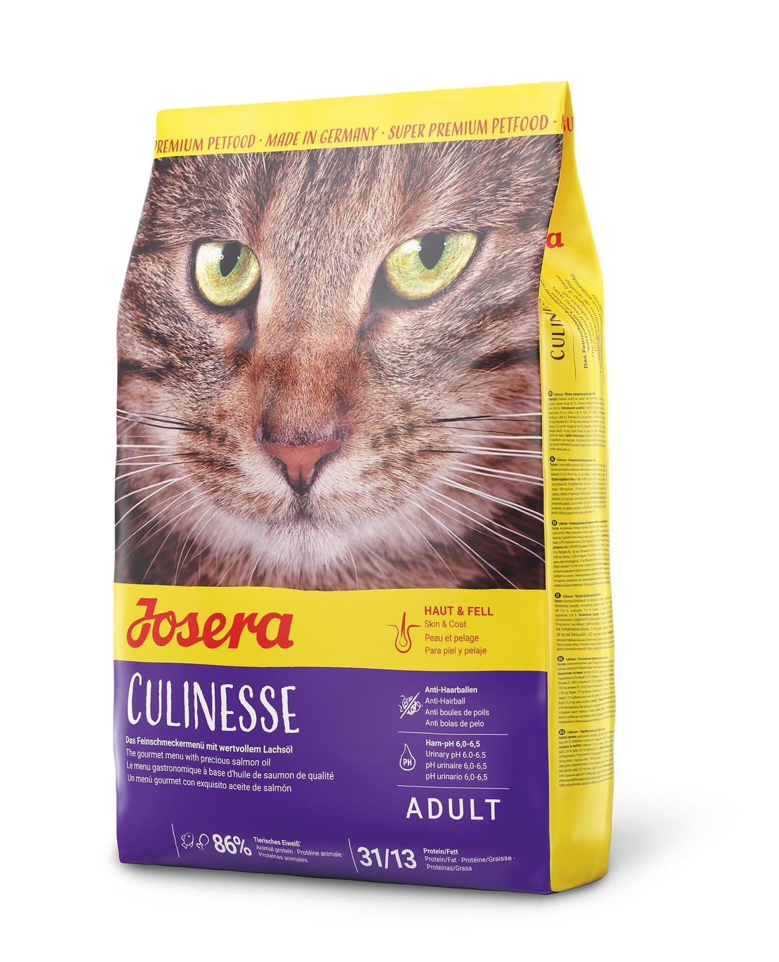 Josera Cat Culinesse суха храна за котки с чувствителна кожа -  10 кг