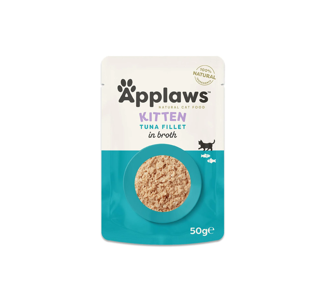 Applaws Kitten Tuna in Broth - Пауч за малки котенца с риба тон в бульон 50 гр
