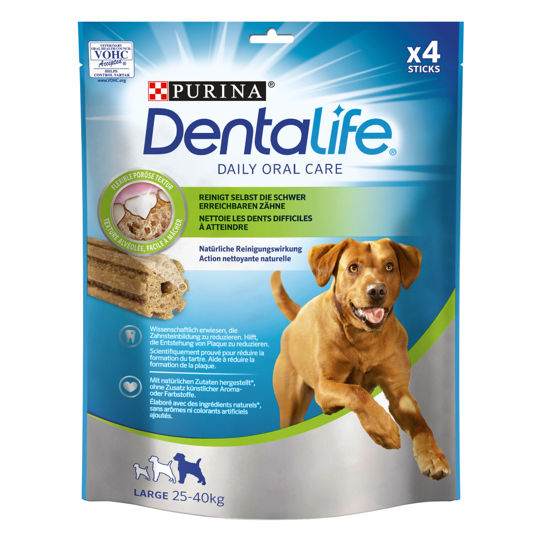 DentaLife дентално лакомство за едри породи кучета 142 гр
