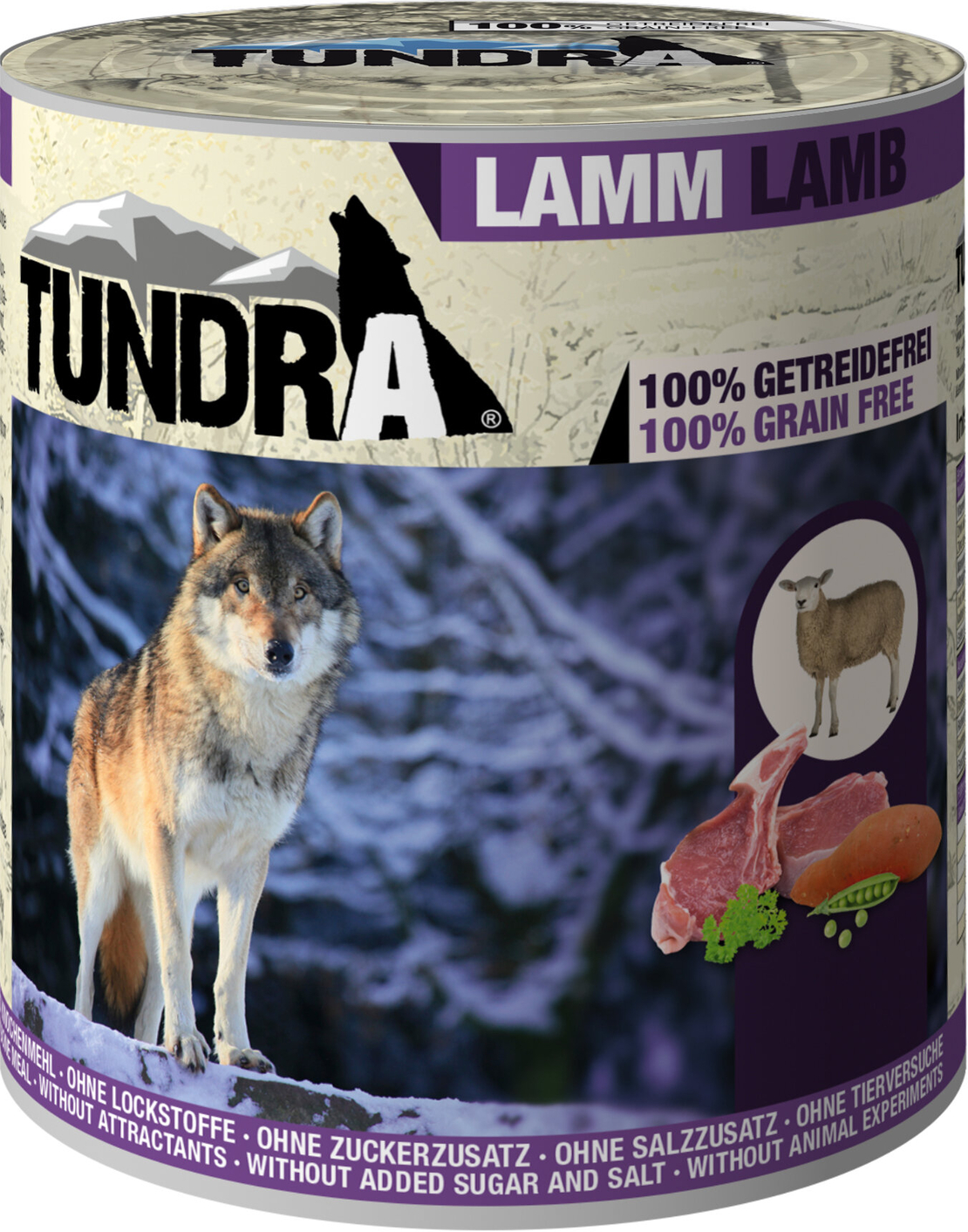 Tundra консерва с агнешко за израснали кучета -  800 гр
