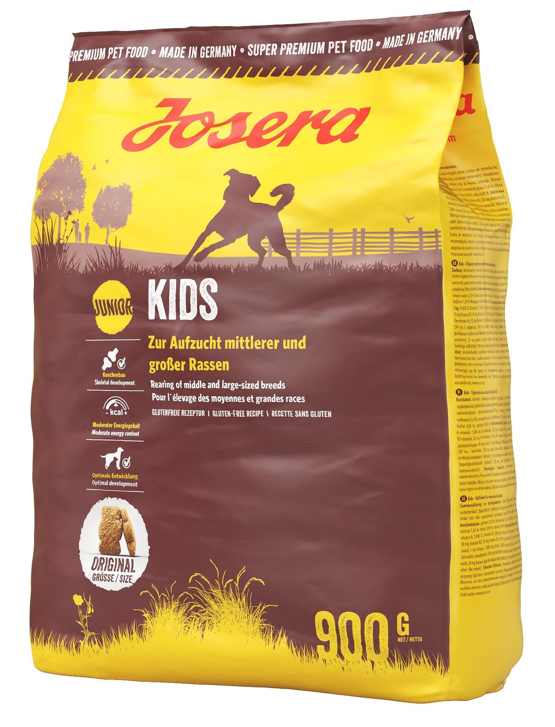 Josera Dog Kids суха храна за подрастващи кучета от средни и едри породи - 900 гр