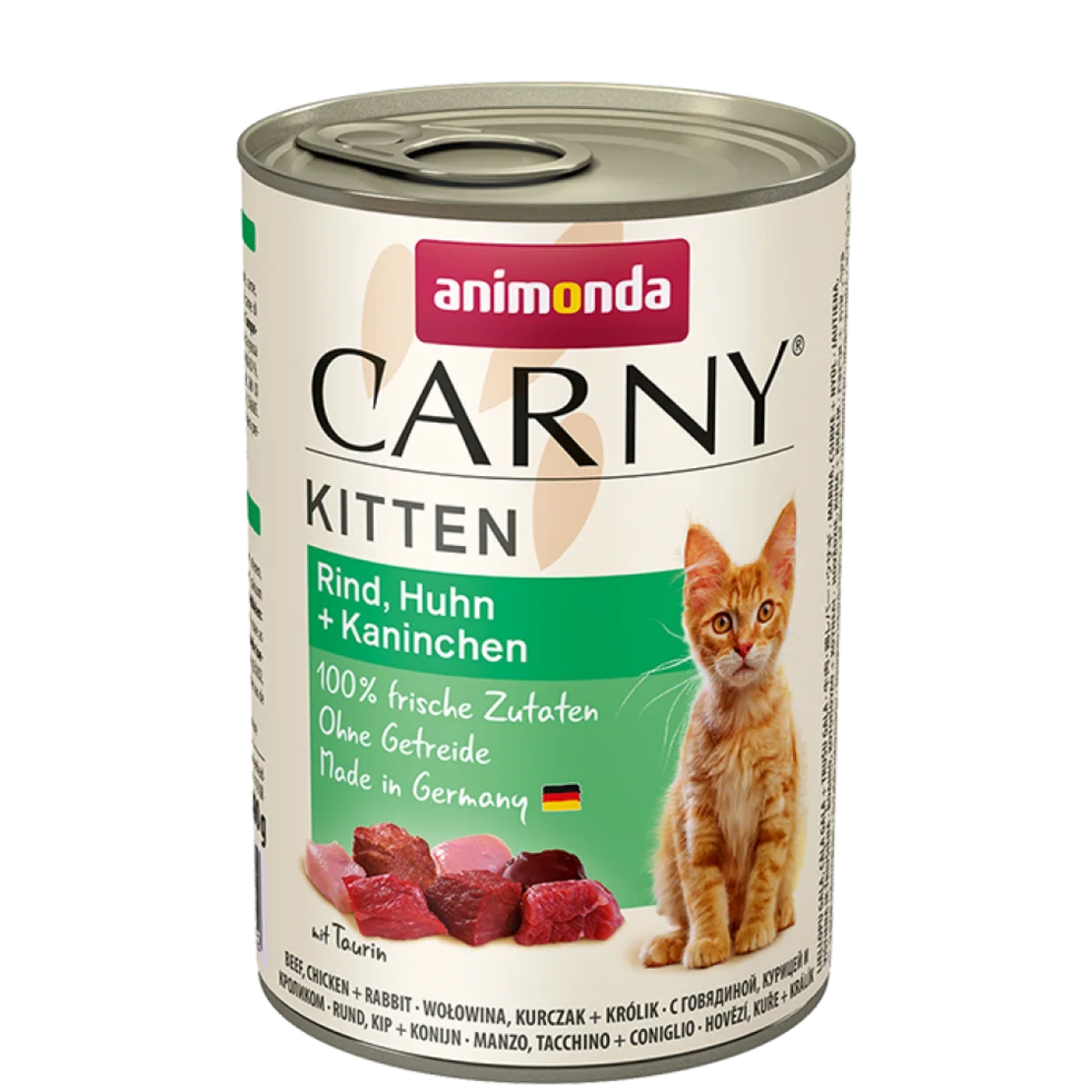 Carny Kitten 400 г говеждо + пиле + заек
