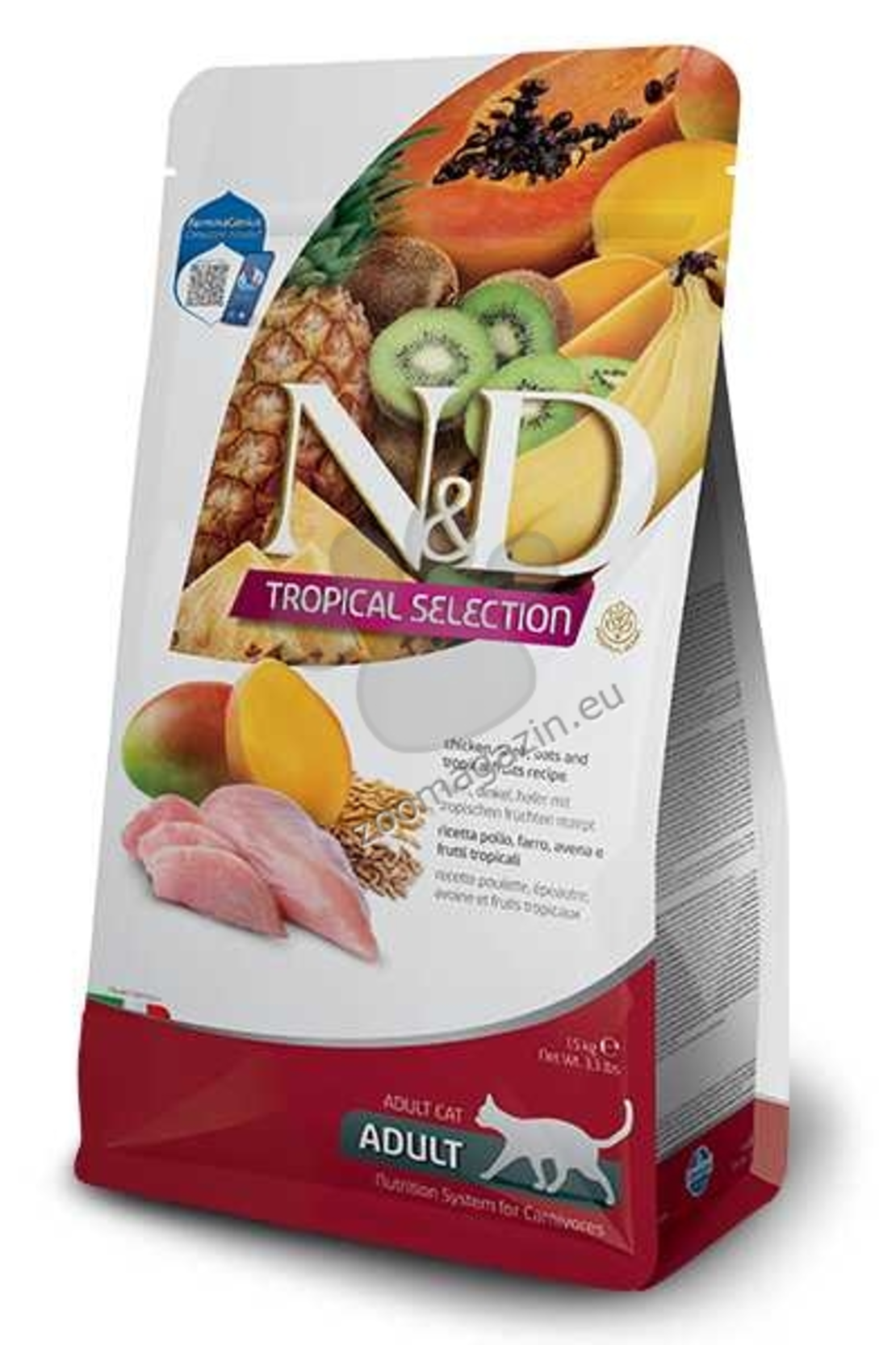 N&D TROPICAL CAT CHICKEN ADULT 1.5 KG