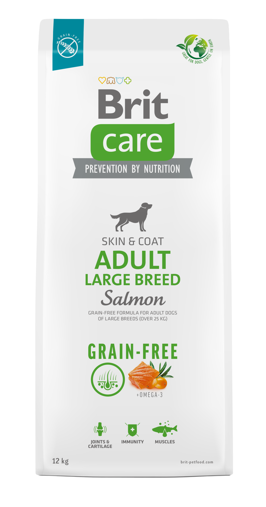 BRIT храна без зърнени култури GRAIN FREE ADULT LARGE 1 кг.