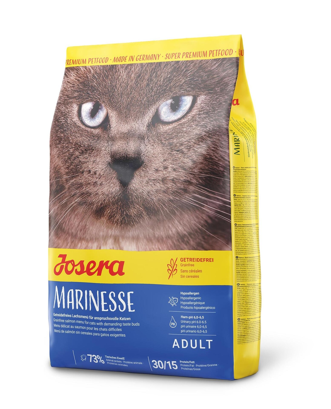 Josera Cat Marinesse Grainfree суха хипоалергенна храна за котки със сьомга -  2 кг