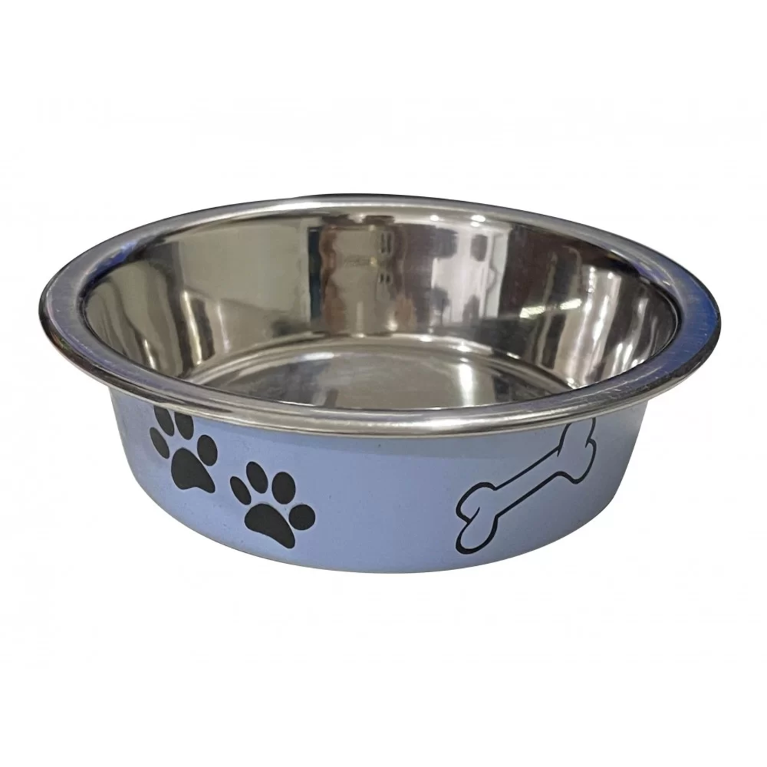 anipro Paws No Slip метална купа синя 12 см, 0.2 л
