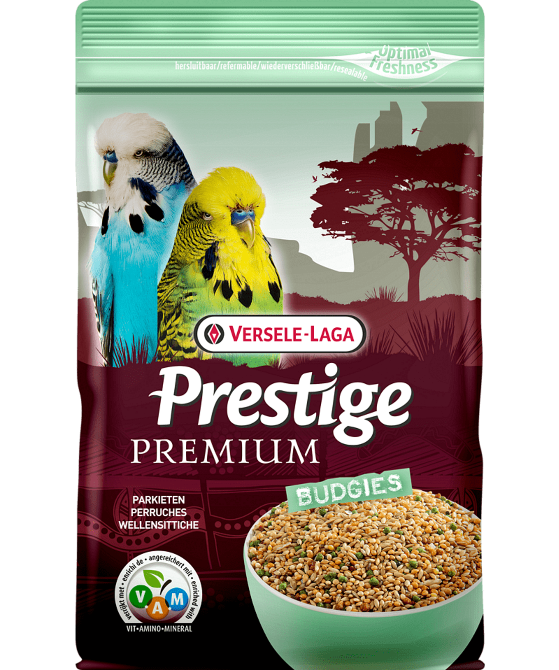Versele Laga Prestige Premium Small Parakeet (Budgies) – пълноценна храна за малки папагали 800 гр