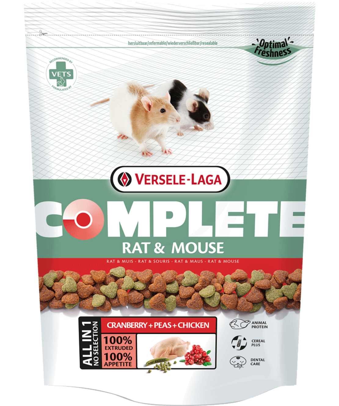 Versele Laga Rat & Mouse Complete храна за декоративни плъхчета и мишки 500 гр.