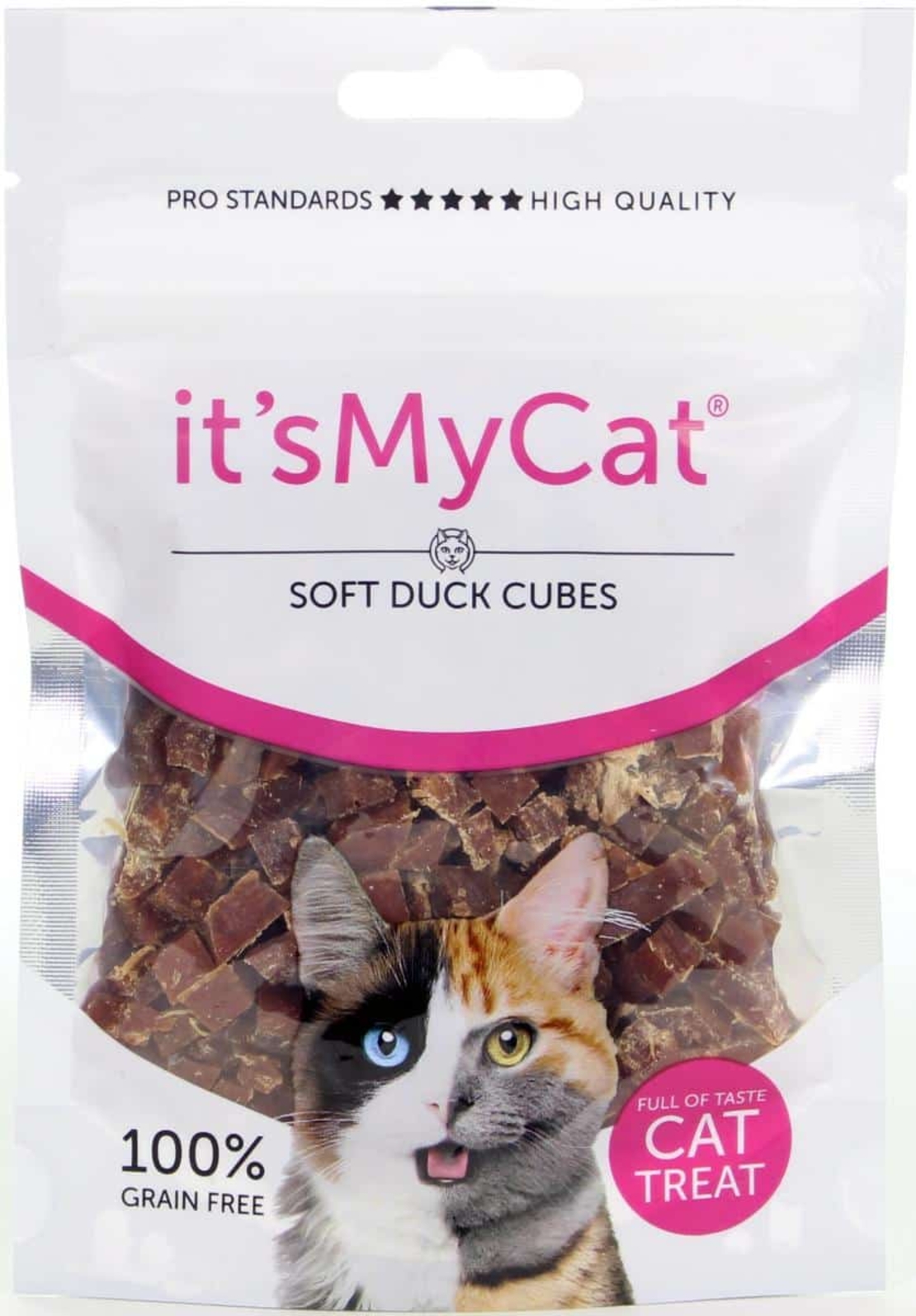 Its My Cat - Soft Cubes Grain Free - меки кубчета патешко, пилешко и риба, без зърно 50 гр.