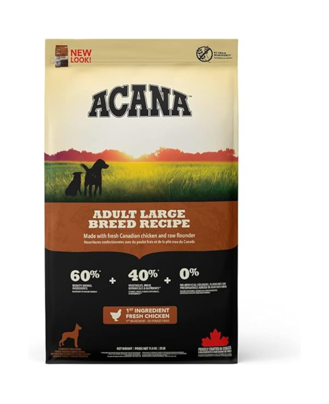 Суха храна за кучета Acana Adult Large Breed 17кг.