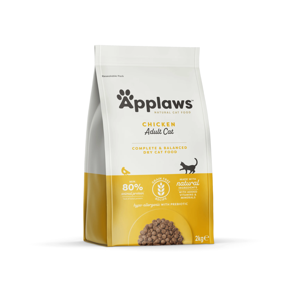 Applaws Adult Cat Chicken - суха храна за котка с 80% Пиле - 2кг