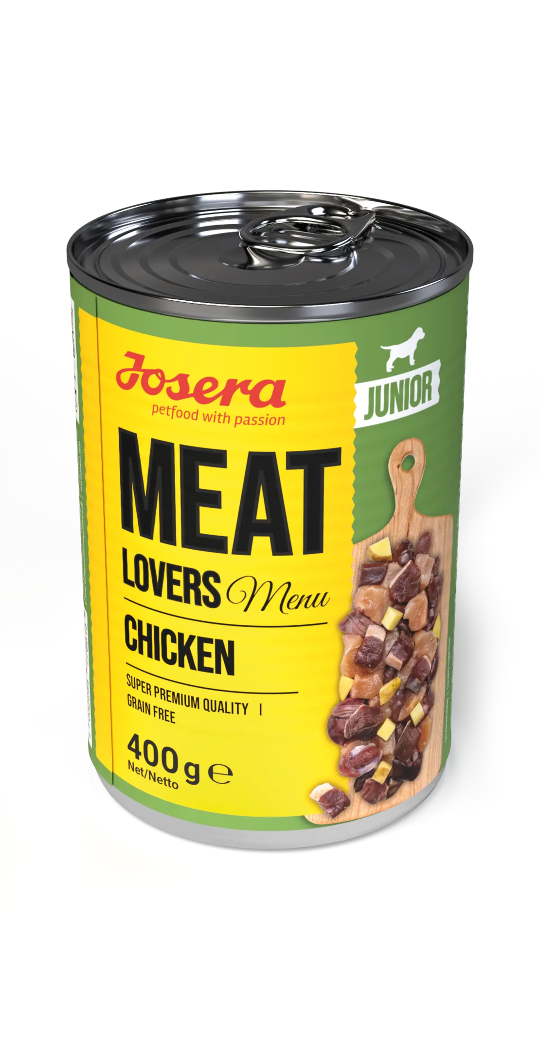 Josera Meat Lovers Menu Junior консерва с пилешко за подрастващи кучета 400 гр