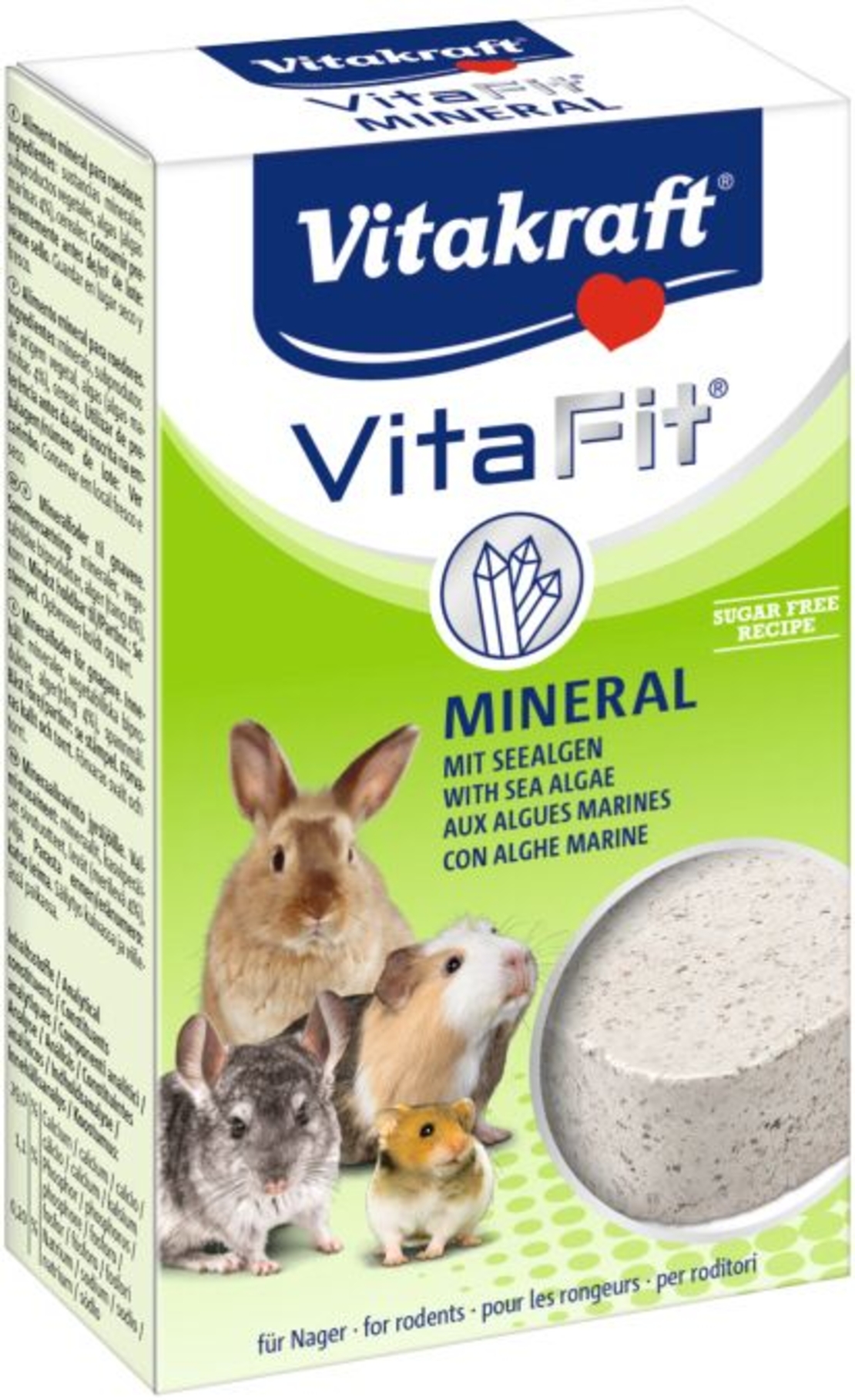 Vita Fit® MINERAL МИНЕРАЛЕН КАМЪК ЗА ГРИЗАЧИ с морски алги, Vitakraft