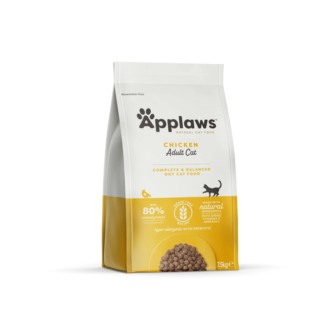 Applaws Adult Cat Chicken - суха храна за котка с 80% Пиле - 7.5кг