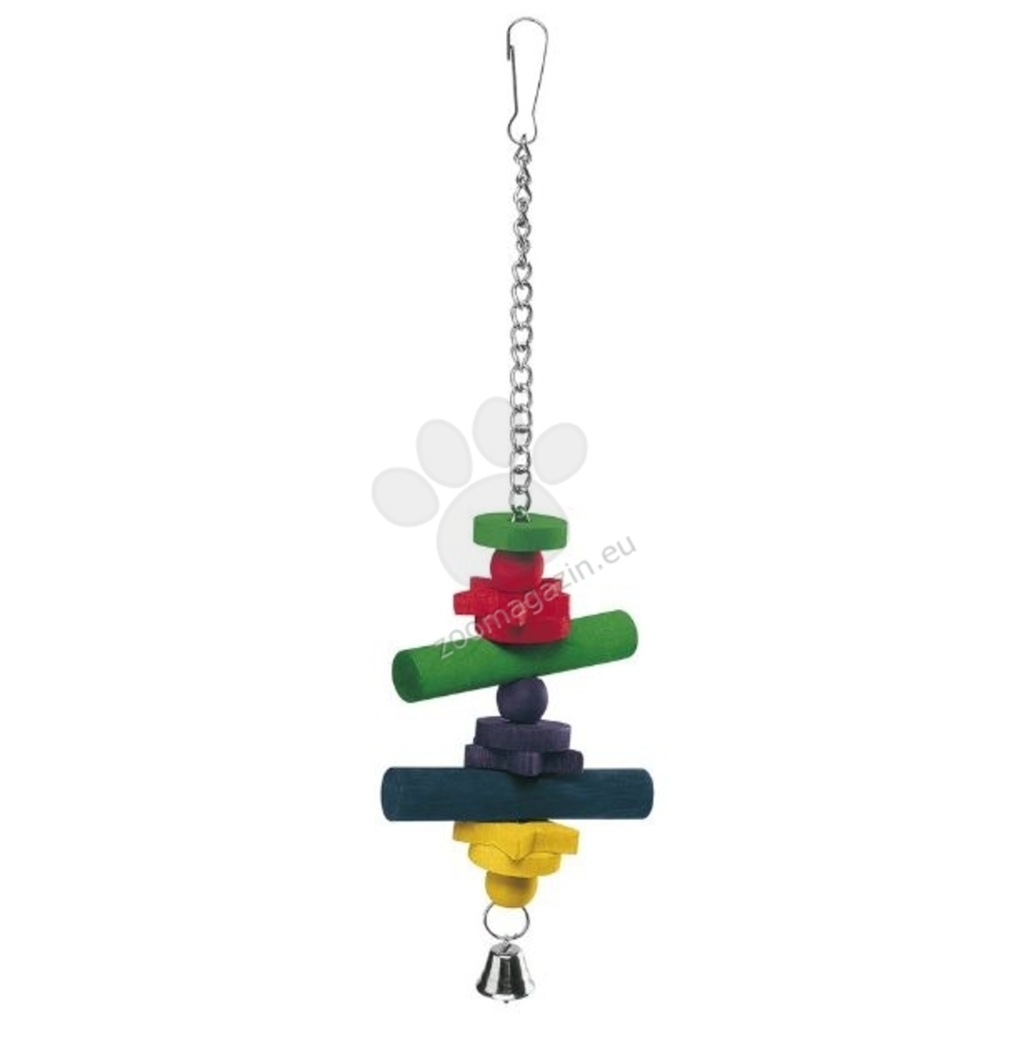 Ferplast - Parrot Toy pa4094 - играчка за малки, средни и големи папагали ø 3,8 / 31 cm