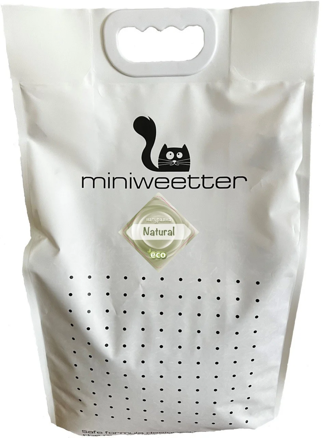 Miniweetter Natural - Биоразградима соева котешка тоалетна Натурална без аромат за чувствителни - 7л