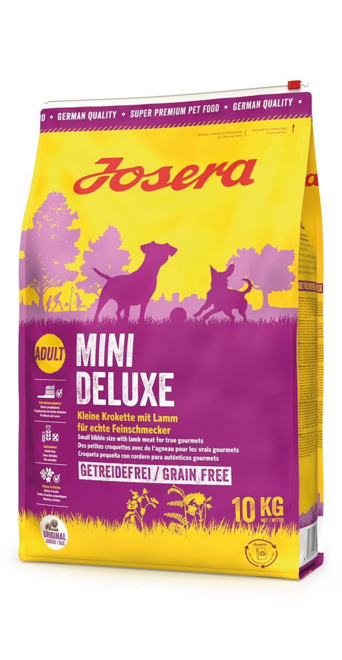 Josera Dog Mini Deluxe суха храна с агнешко за кучета от дребните породи -  10 кг