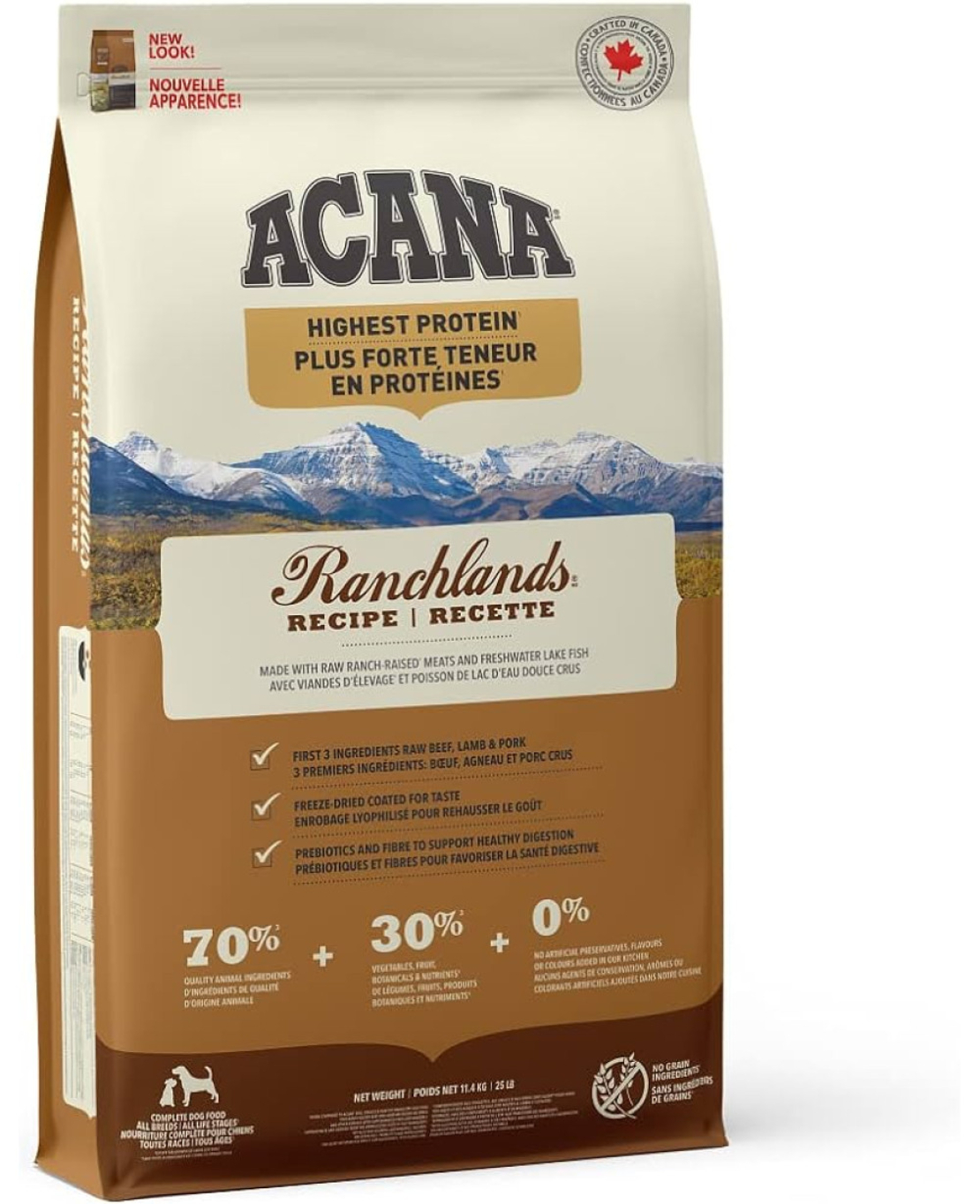 Суха храна за кучета Acana Regionals Ranchlands 11.4kg