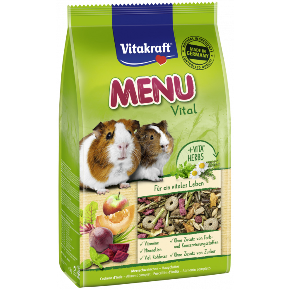 Храна за морско свинче - 400г Vitakraft Premium Menu Vital