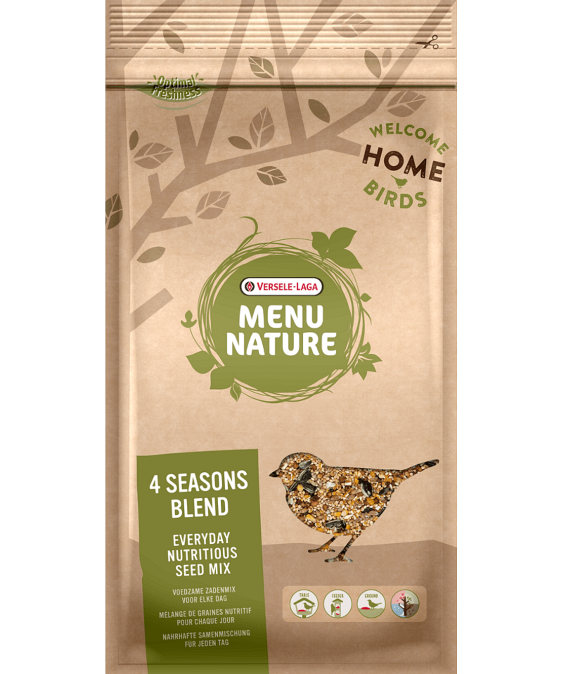 Versele Laga Menu Nature 4 Seasons Blend – пълноценна храна за диви птици, за всички сезони 1 кг