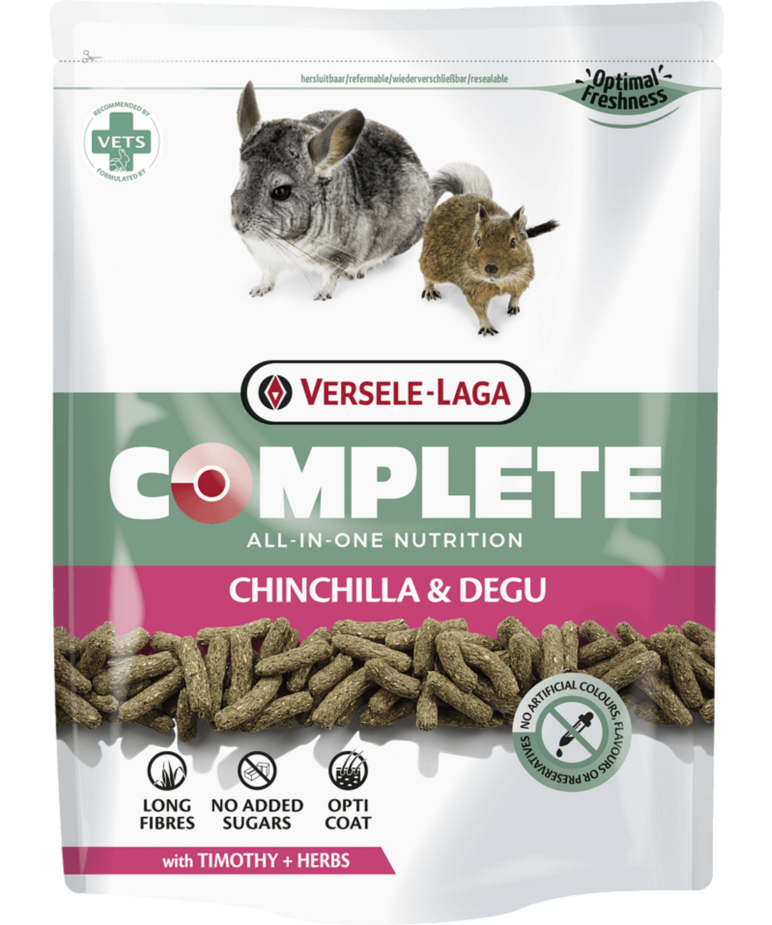 Versele Laga Chinchilla & Degu Complete храна за чинчила и дегу - 500г