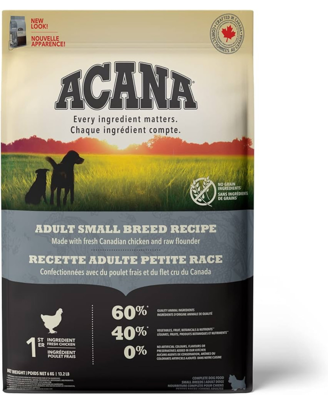 Суха храна за кучета Acana Adult Small Breed 6кг.