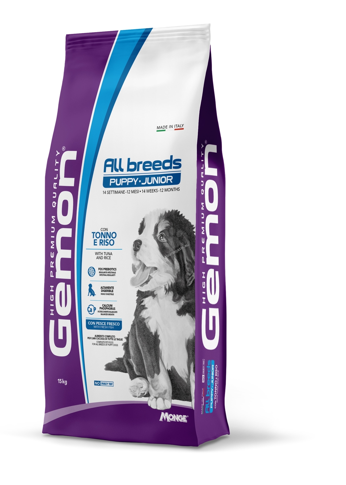 6241 GEMON PUPPY TUNA /RICE 15KG
