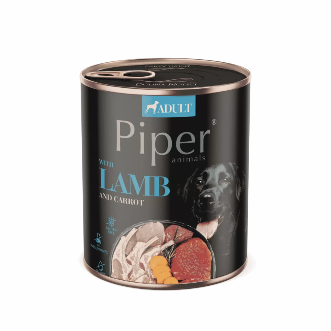 Piper Adult Dog храна за кучета с агнешко, морков и розмарин, 800 г