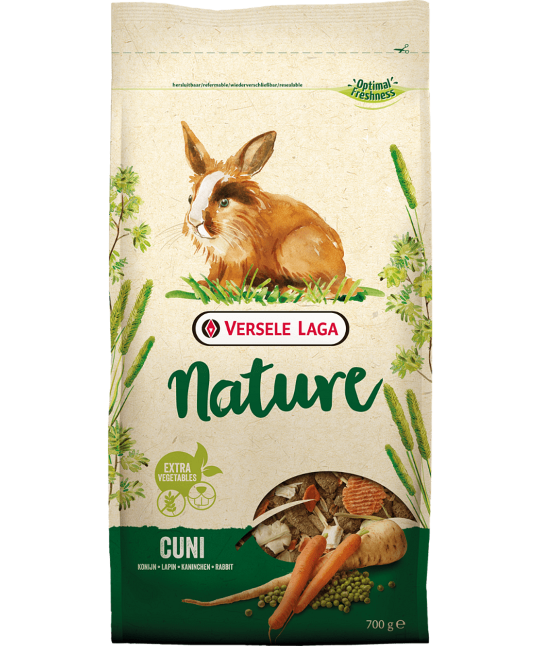 Versele Laga Cuni Nature пълноценна храна за зайци - 700г
