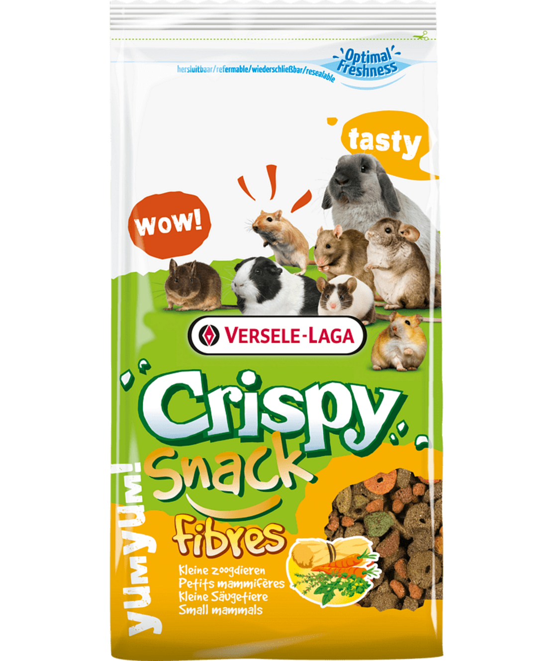 Versele Laga Snack Fibres пълноценна храна, богата на влакнини храна за гризачи -  650 г