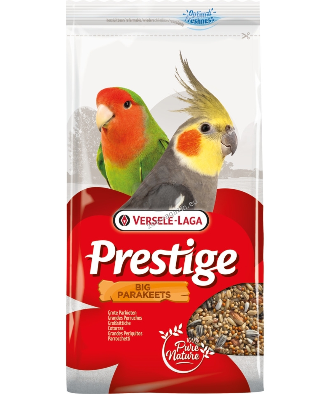 STANDARD COCKATIELS 1 KG( BIG PARAKEET) -ПЪЛН. ХРАНА ЗА СРЕДНИ ПАПАГАЛИ