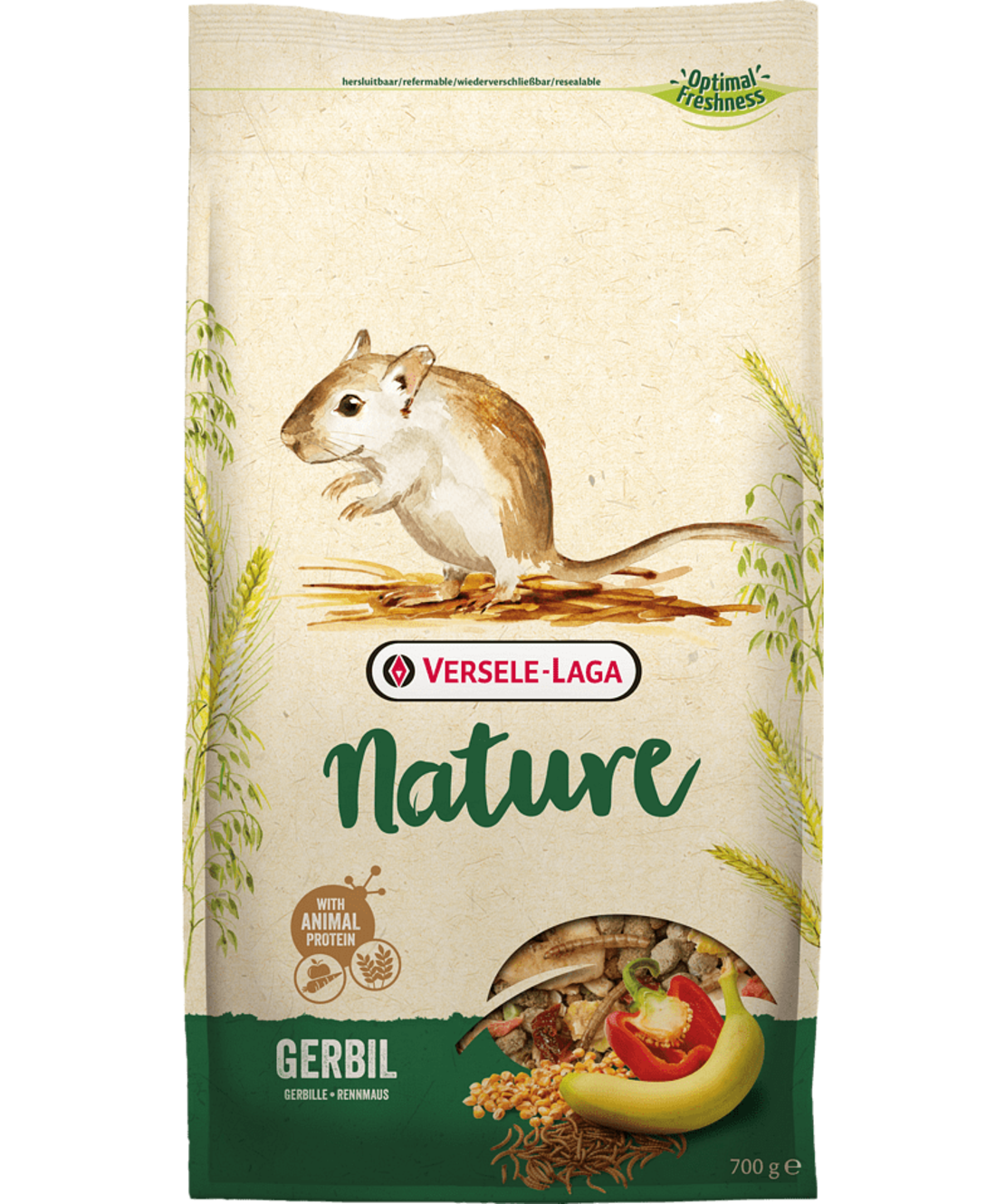 Versele Laga Gerbil Nature пълноценна храна за джербили 700 гр
