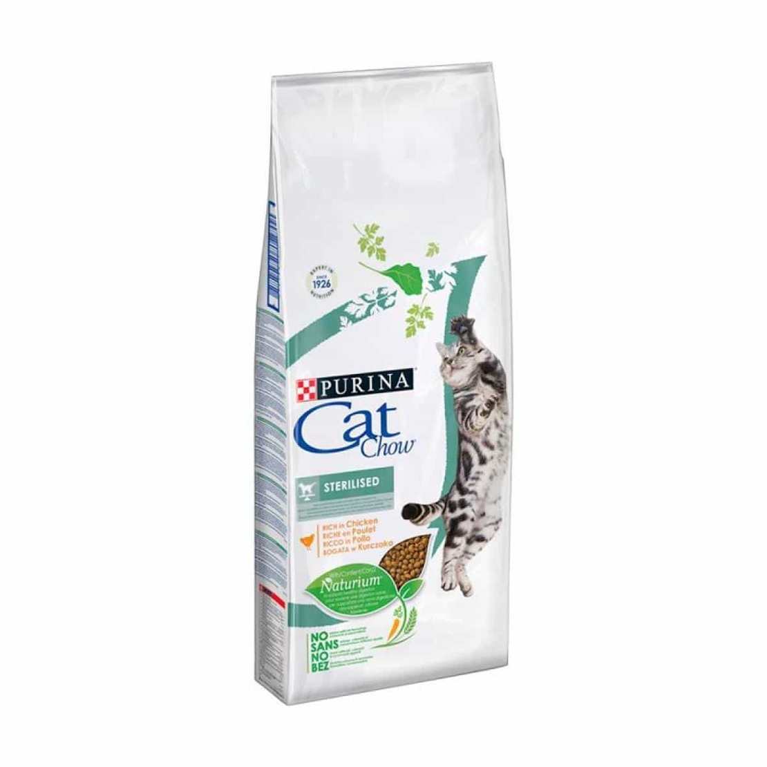 Purina Cat Chow - STERILISED - суха храна за котки кастрирани в зряла възраст-15кг