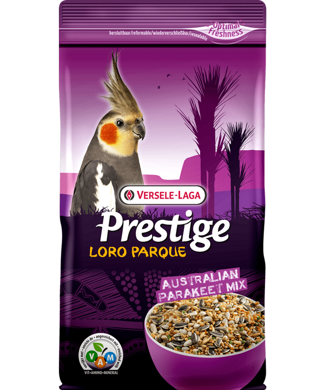 Versele Laga Prestige Premium Loro Parque Australian Parakeet Mix – пълноценна храна за австралийски средни папагали 1 кг