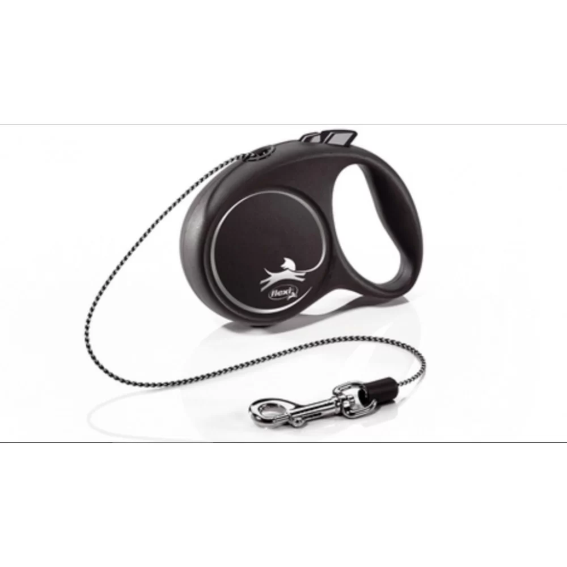 flexi Black Design М - 5м въже, до 20кг, черно